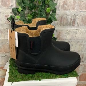chooka plush chelsea rain boots
